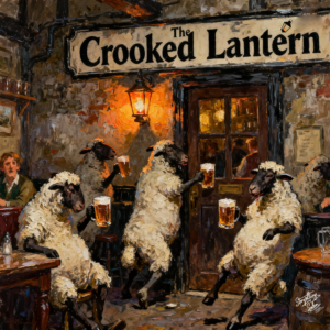 Stouts, Draughts, Ales, & Lagers; Come get your Spirits- Down at The Crooked Tavern!